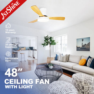ভালো দাম লাইট এবং রিমোট কন্ট্রোলের সাথে লো নয়েজ 48 ইঞ্চির রঙ পরিবর্তনশীল সিলিং ফ্যান অনলাইন